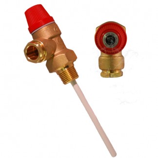 Copperform - 7 Bar Temperature & Pressure Relief Valve TS202