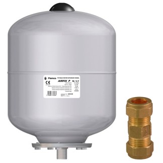 Flamco - 2 Litre Expansion Vessel with Check Valve Kit