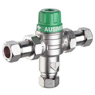Reliance - Ausimix 15mm Compact 2 in 1 Thermostatic Mixing Valve HEAT110750