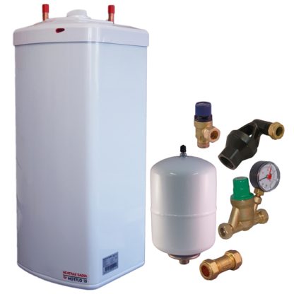 Heatrae Sadia - Hotflo 15 Litre Instant Water Heater 50149 & Unvented Kit D