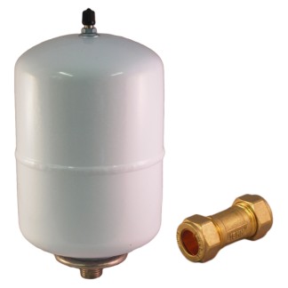 2 Litre Water Heater Expansion Vessel Kit (Kit A) And Bracket
