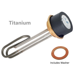 Tesla 11" Copper Immersion Heater with 2.1/4" Boss
